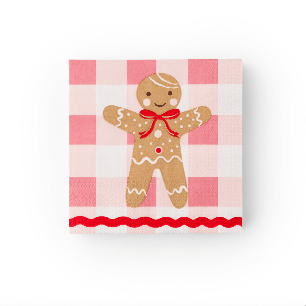 SWEET GINGERBREAD SMALL NAPKINS (Pack 20)