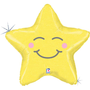 Happy Star Foil Balloon