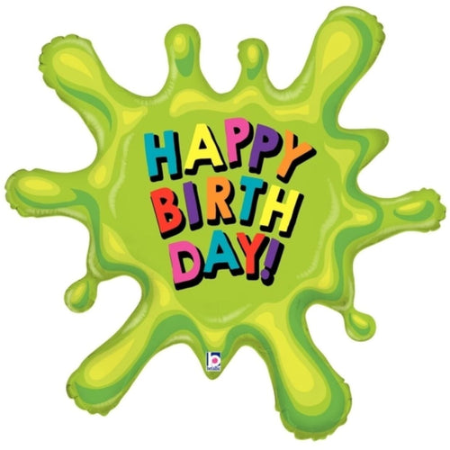 Happy Birthday Splat Balloon