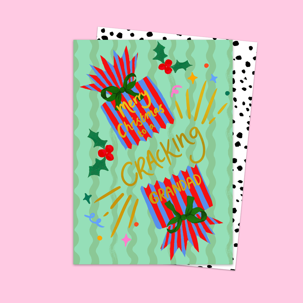 Cracking Grandad Christmas Card
