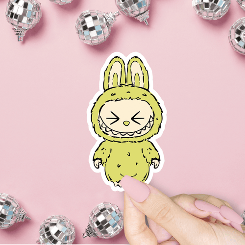 Labubu Sticker  : Green