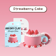 Load image into Gallery viewer, Air Dry Clay Strawberry Cake