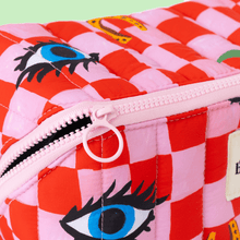 Load image into Gallery viewer, Checker Icons Flat Lay Wash Bag