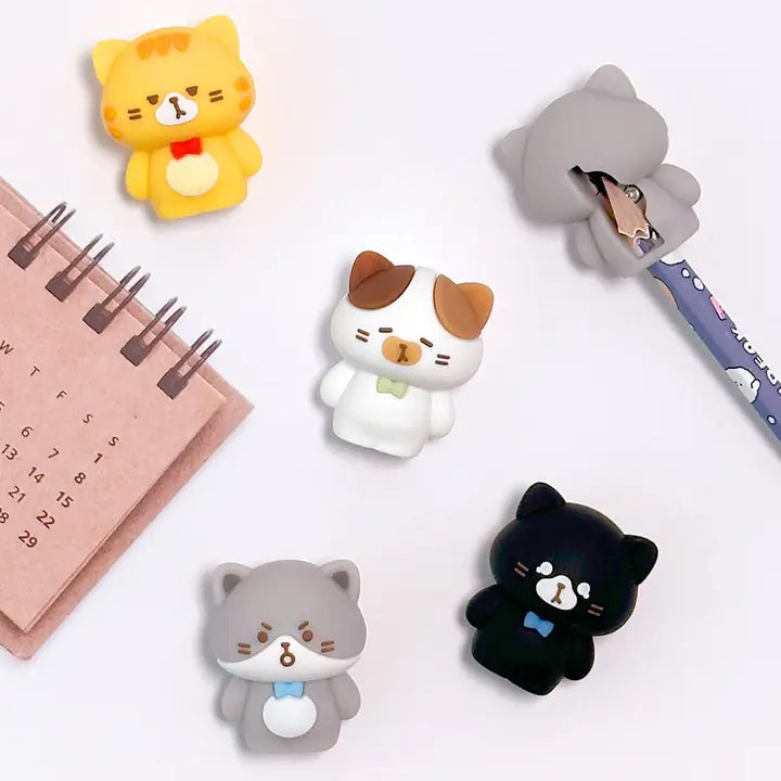 Kawaii Cat Silicone Pencil Sharpener