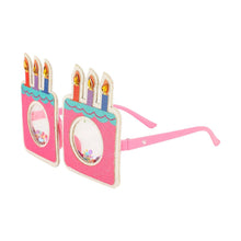 Load image into Gallery viewer, Cake Face Novelty Birthday Glasses