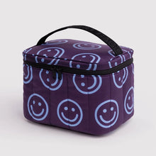 Load image into Gallery viewer, Baggu Puffy Lunch Bag - Indigo Happy