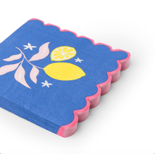 Load image into Gallery viewer, LEMON ZEST LARGE NAPKINS