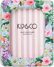 Load image into Gallery viewer, KIP &amp; Co. Spring In The Air Velvet Photo Frame