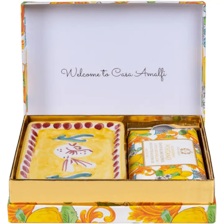Casa Amalfi Positano Single Gift Set Lemon Basil & Mandarin