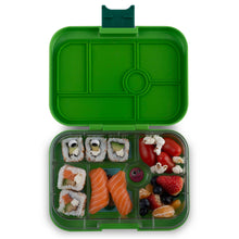 Load image into Gallery viewer, Yumbox Original 6 Compartment Bento Box - Green - Monster