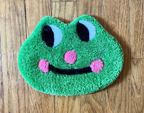 Frog Wall Hanging: Dark Green
