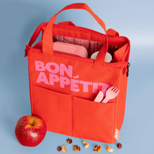Load image into Gallery viewer, RED BON APPÉTIT ISOTHERMIC LUNCH BAG