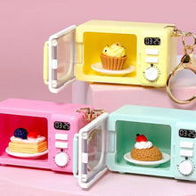 Load image into Gallery viewer, Mini Microwave Keychain Light &amp; Sound Toy
