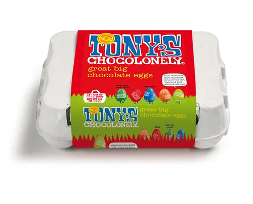 Tony's Chocolate Easter Egg Carton