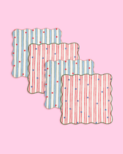 Load image into Gallery viewer, Stars &amp; Stripe Christmas Cotton Napkins (Set of 4)