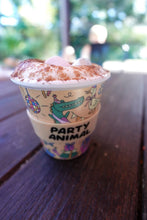 Load image into Gallery viewer, Party Animal in Orange Babycino Cup - 120ml (STRAW INCLUDED)