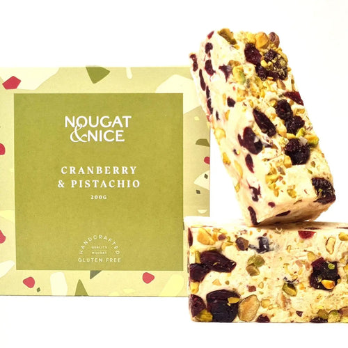 Cranberry & Pistachio Nougat | 200g Box