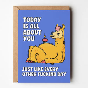 Funny Rude Birthday Card