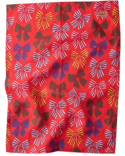 KIP & Co. Festive Bow Tea Towel