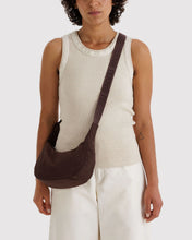 Load image into Gallery viewer, Baggu - Small Nylon Crescent Bag Coffee