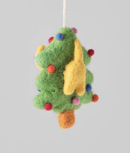 Load image into Gallery viewer, Bobby, Cat in Tree Hanging Felt Ornament