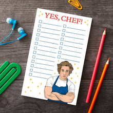 Load image into Gallery viewer, Notepad: Yes, Chef! The Bear Checklist