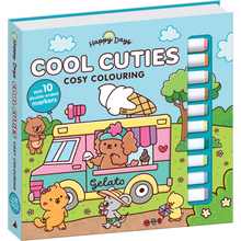 Load image into Gallery viewer, Cool Cuties Cosy Colouring Book