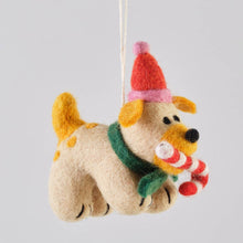 Load image into Gallery viewer, Martha Dog Hanging Felt Ornament