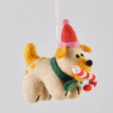 Martha Dog Hanging Felt Ornament