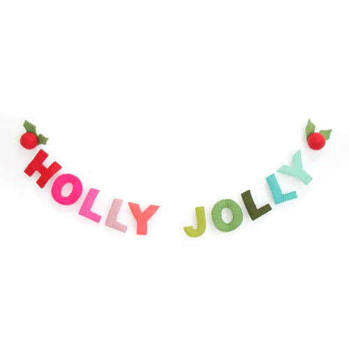 Felt Garland Holly Jolly