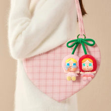 Load image into Gallery viewer, POPMART x CRYBABY Crying For Love Series-Vinyl Plush Hanging Card (Love You Cherry Much)