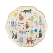 Load image into Gallery viewer, Cat Party Plate (Pack 8)