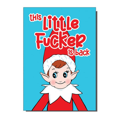 Rude Christmas Elf Card