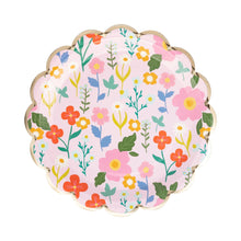 Load image into Gallery viewer, Flower Fields Paper Plates (Pack 8)
