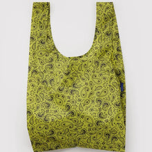 Load image into Gallery viewer, Baggu Standard Baggu Chartreuse Paisley