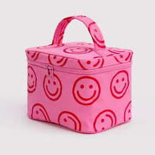 Load image into Gallery viewer, Baggu Large Cosmetic Case - Azalea Pink Happy