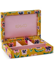 Load image into Gallery viewer, KIP &amp; Co. Pretty Pansy Velvet Jewellery Box Small