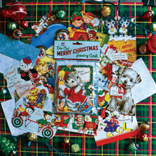 Load image into Gallery viewer, Merry Christmas - Vintage Christmas Greeting Card Pack of 15