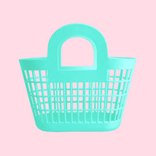 Load image into Gallery viewer, Sun Jellies Rosie Basket Seafoam