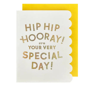 Hip Hip Hooray It's Your Very Special Day Card