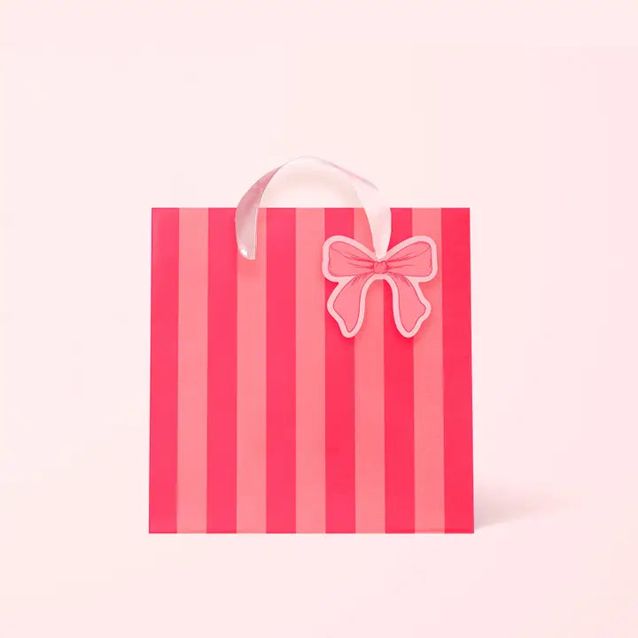 Bow & Stripes Gift Bag Small