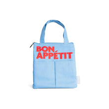 Load image into Gallery viewer, LIGHT BLUE BON APPÉTIT ISOTHERMIC LUNCH BAG