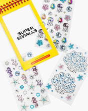 Load image into Gallery viewer, Super Smalls  - 4 Page Under The Sea Sticker Book