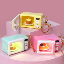 Load image into Gallery viewer, Mini Microwave Keychain Light &amp; Sound Toy