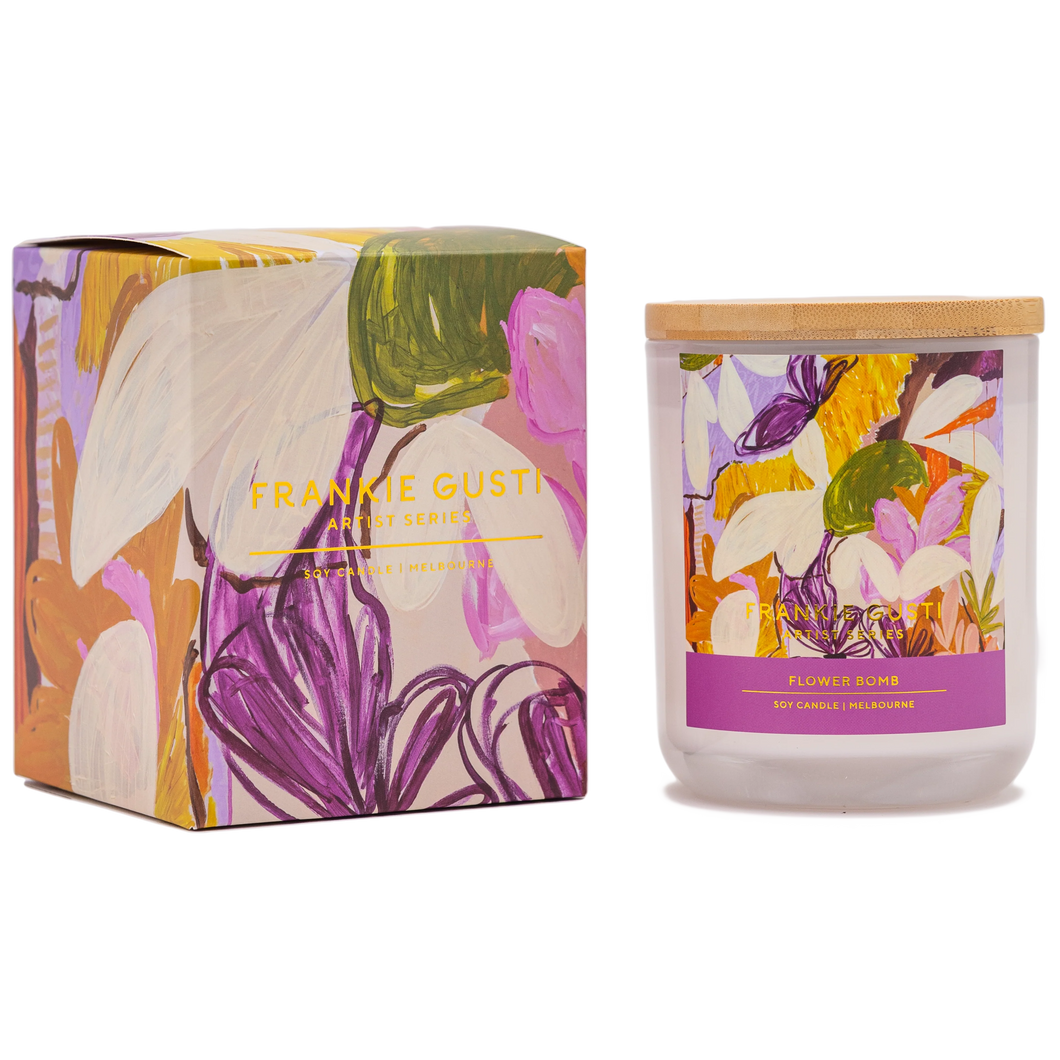 Frankie Gusti ARTIST SERIES CANDLE | FLOWER BOMB | KATE MAYES