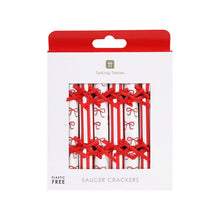 Load image into Gallery viewer, Christmas Bow Saucer Crackers | POS | 8 Pack | Holiday |