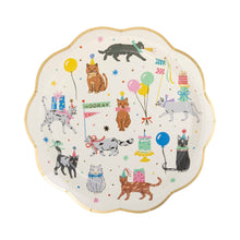 Load image into Gallery viewer, Cat Party Plate (Pack 8)