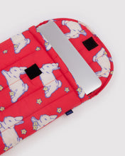 Load image into Gallery viewer, Baggu - Puffy Laptop Sleeve 16" Bunnies