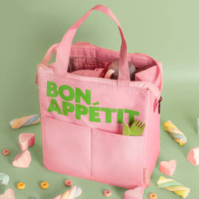 Load image into Gallery viewer, PINK BON APPÉTIT  ISOTHERMIC LUNCH BAG