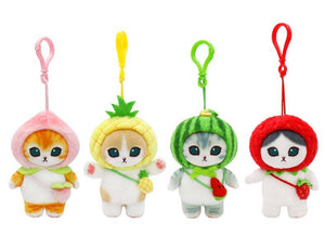 Mofusand Plush Keychain  9cm– Fruit Costume Series